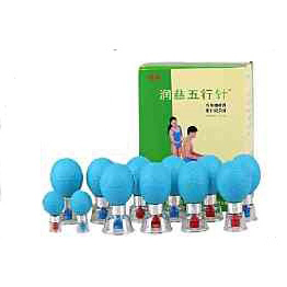 潤慈五行拔罐器(銀針12入)